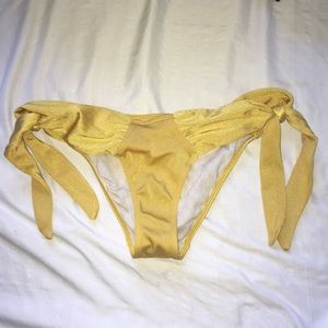 VS Gold Bikini Bottoms